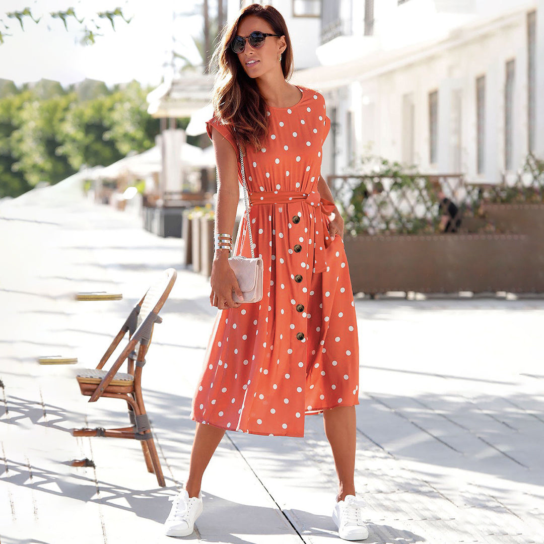 BARBRO - Casual midi summer dress
