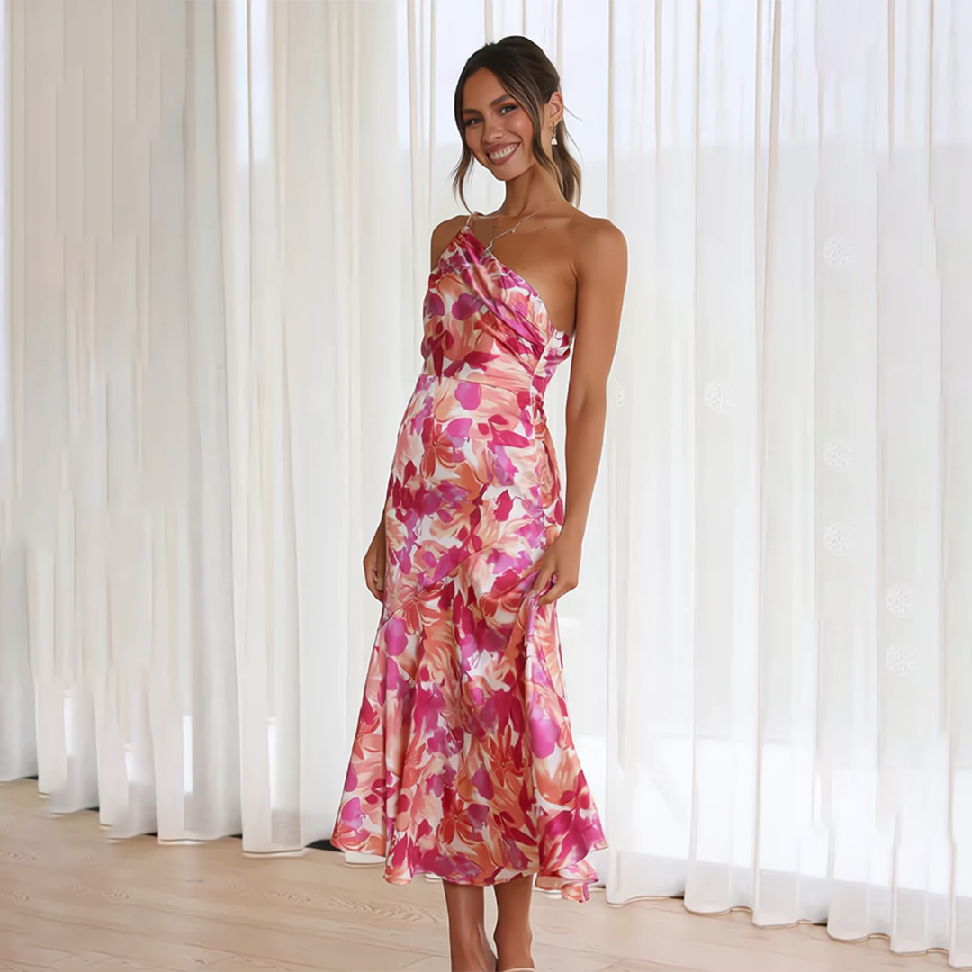 ROSWITHA - Stylish Summer Floral Dress