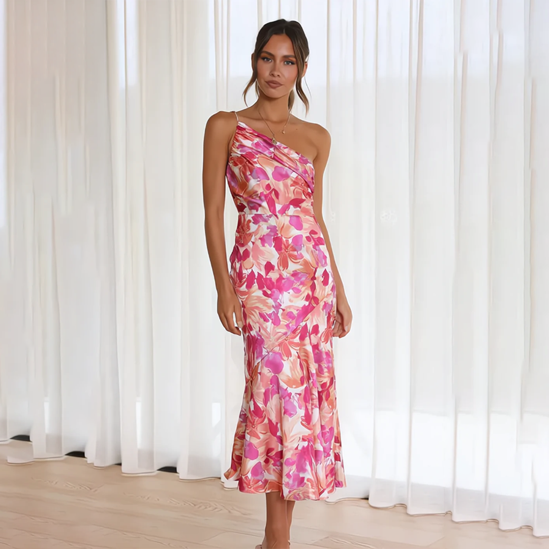 ROSWITHA - Stylish Summer Floral Dress