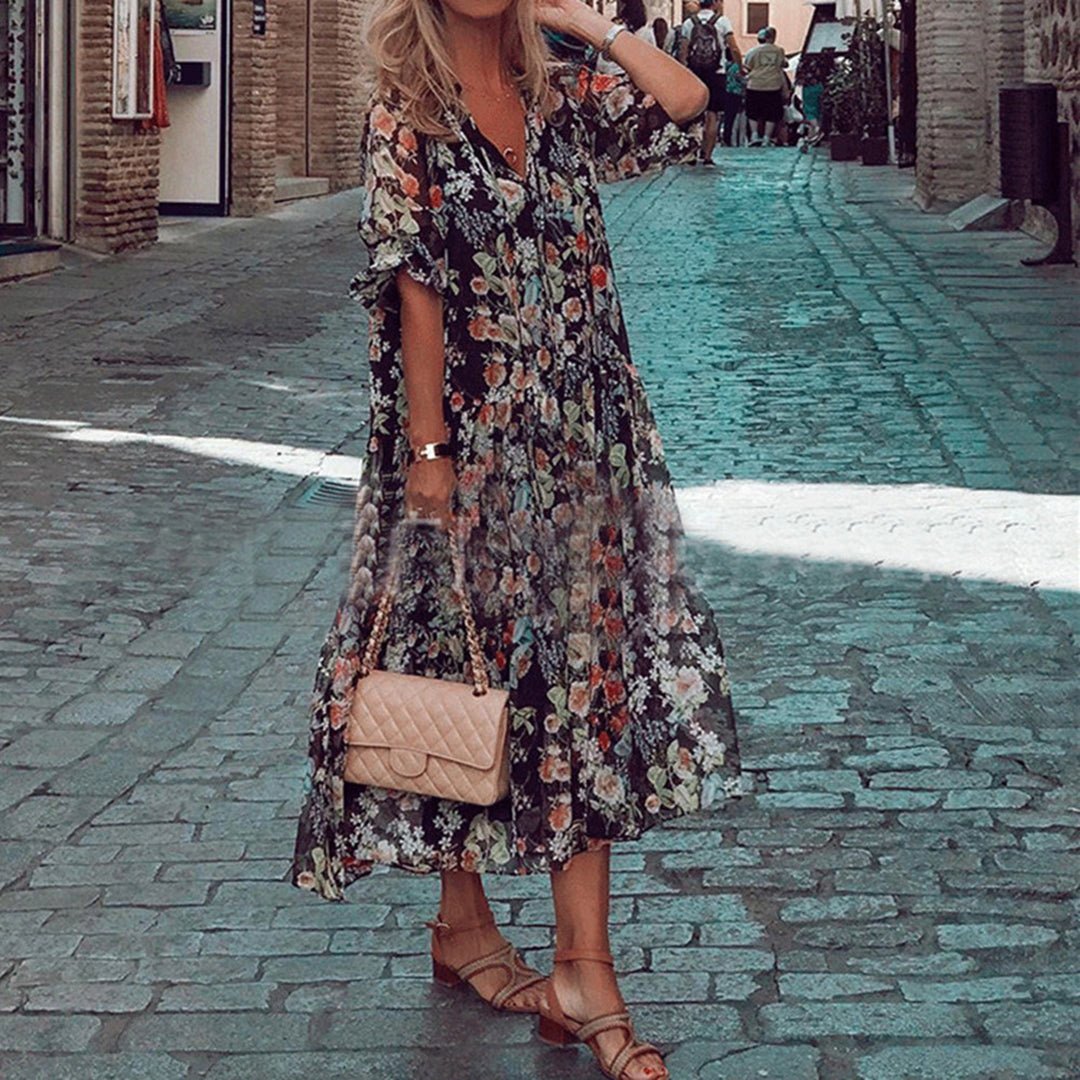 SABIHA - Elegant long summer dress