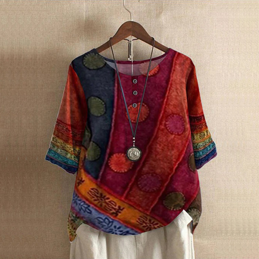 SIMONA - Comfortable Loose Summer Top for Women