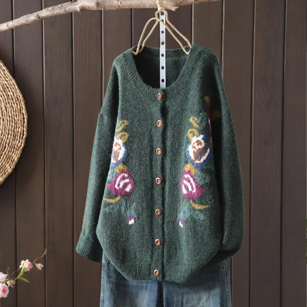 AMY - Fashionable Floral Summer Cardigan for Women