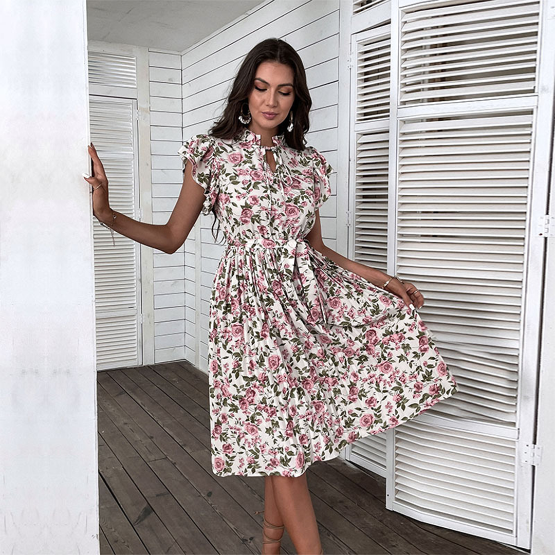 CAPUCINE - Stylish Summer Floral Dress