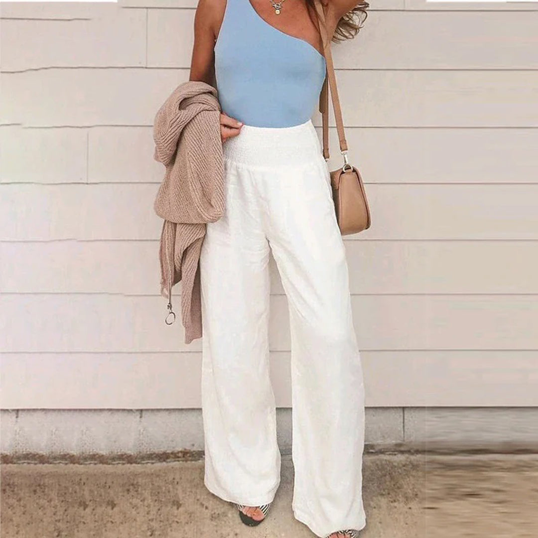 Elegante Leinenhose