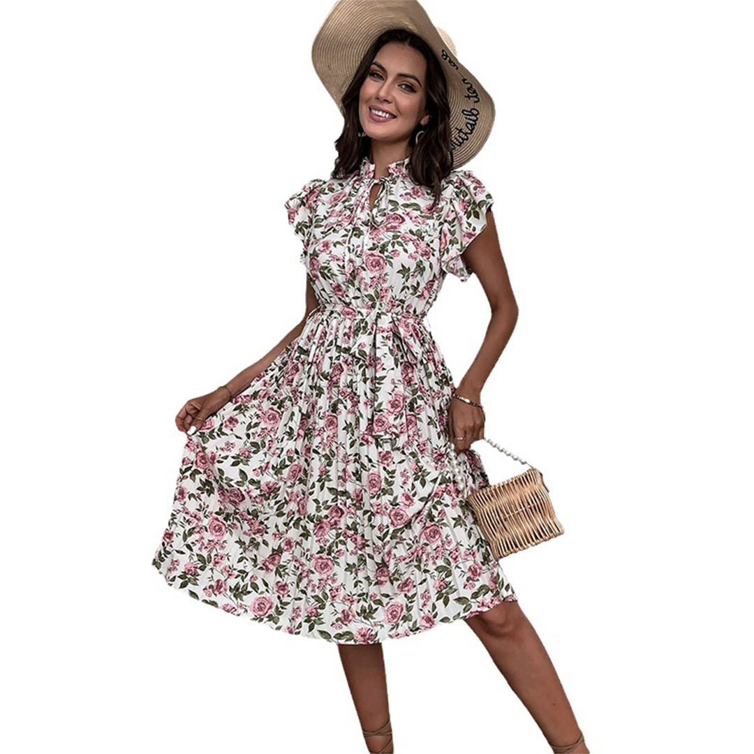 CAPUCINE - Stylish Summer Floral Dress