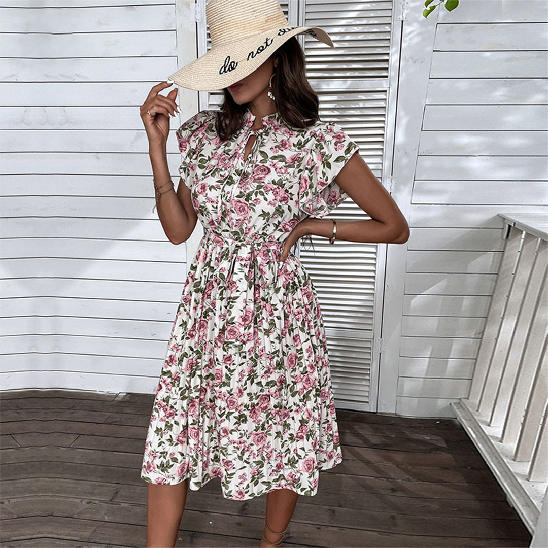 CAPUCINE - Stylish Summer Floral Dress