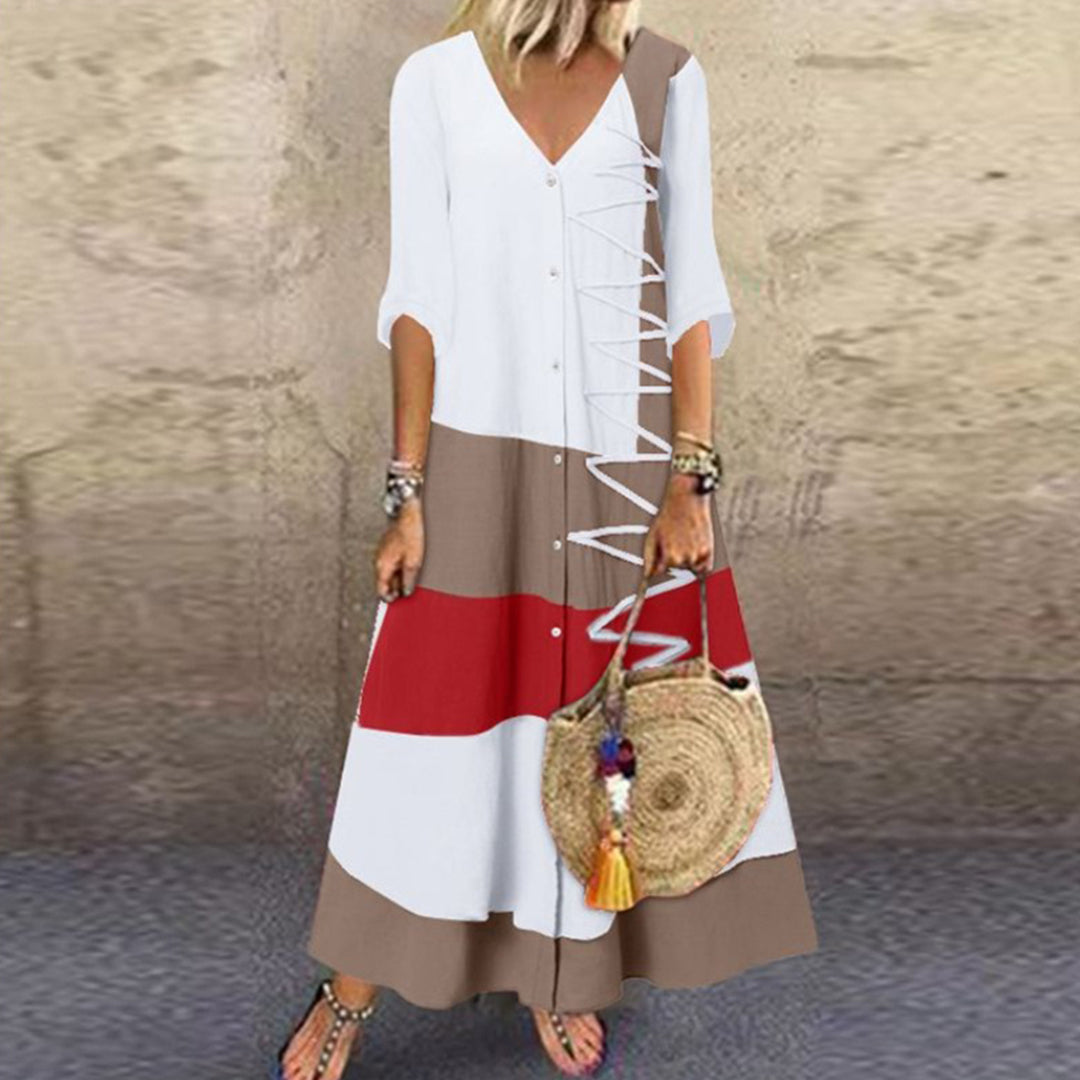 ALTHAIA - Stylish and Elegant Long Summer Dress