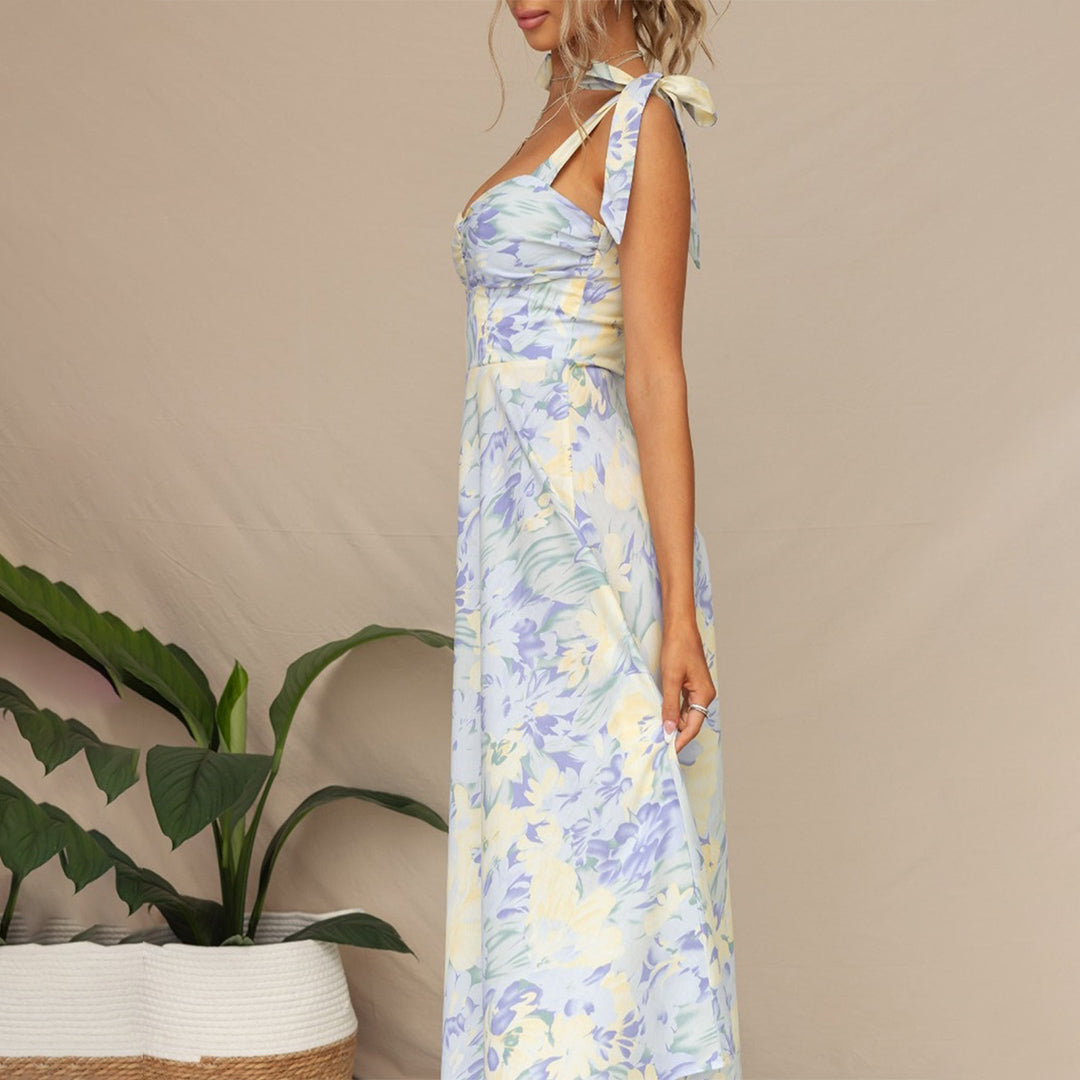 BRIA - Fashionable Summer Floral Midi Dress