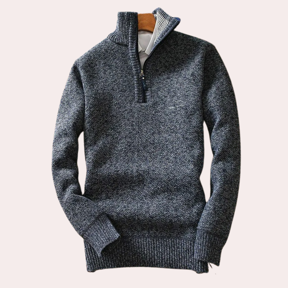BRICE - Comfortable Half-Zip Jumper for Men - Spring/Summer Edition