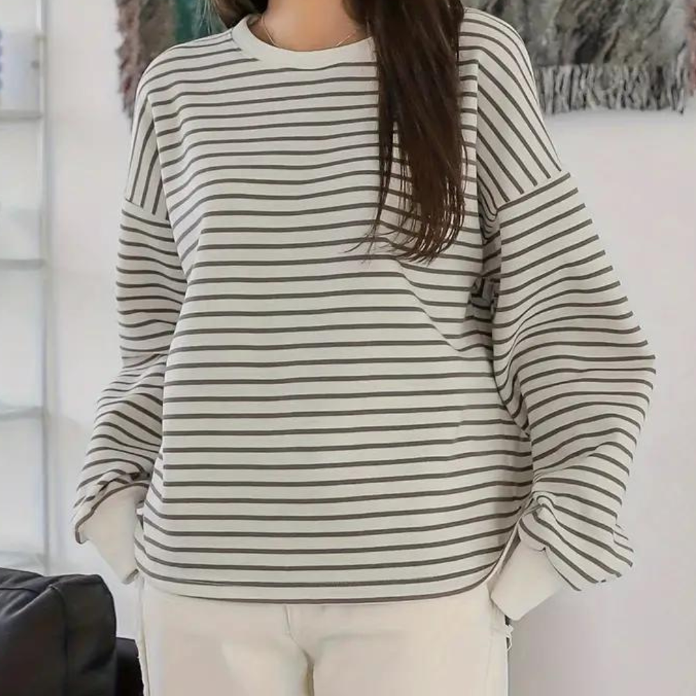 CHERYL - Comfortable Striped Summer Sweatshirt for Women