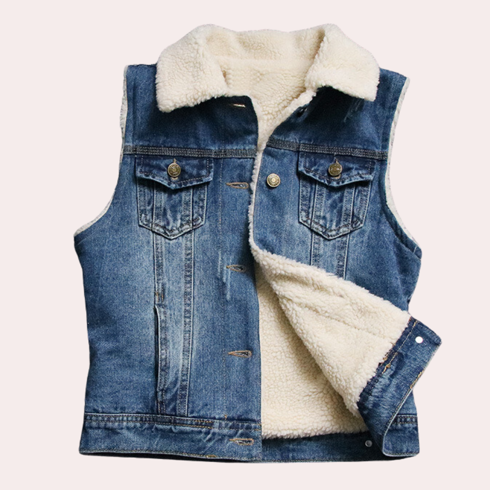 CLAIRE - Trendy Denim Gilet for Women - Perfect for Summer