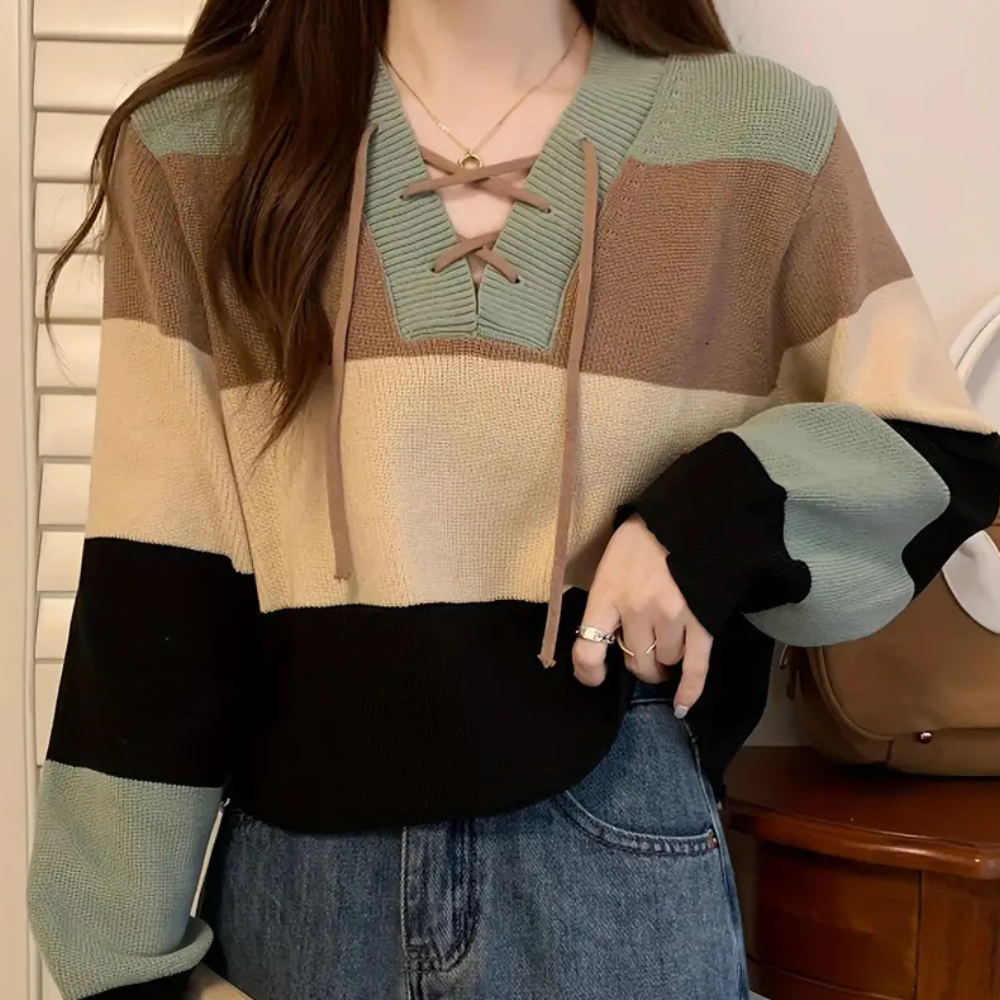 DAIANA - Fashionable Summer Crop Jumper for Women